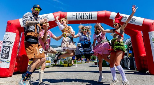 PHOTOS: New date, new route, same fun quotient for 2025 Penticton Beer Run