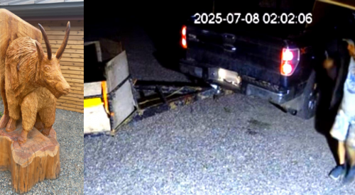 South Okanagan, Similkameen RCMP seek tips on stolen statue