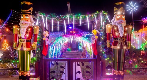 Photos and driving guide to the 2025 Christmas Houses of Penticton and area