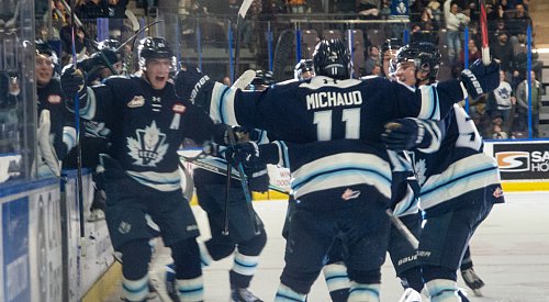Michaud the OT hero with 1st career WHL goal as Vees beat Thunderbirds in game 1