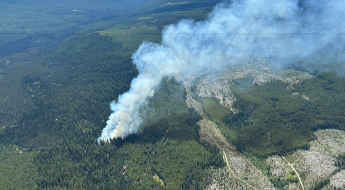 UPDATE: Wildfire west of Hwy 33 grows overnight