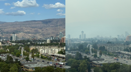UPDATE: Air quality improves dramatically in Kelowna