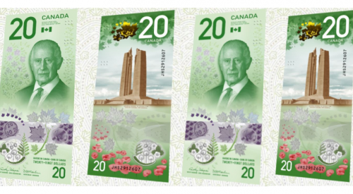 Chuck bucks: The new $20 bill has King Charles on it