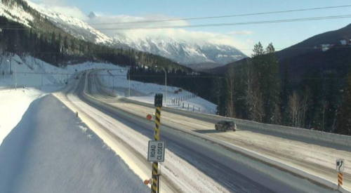 UPDATE: Hwy 1 reopens east of Golden after avalanche control