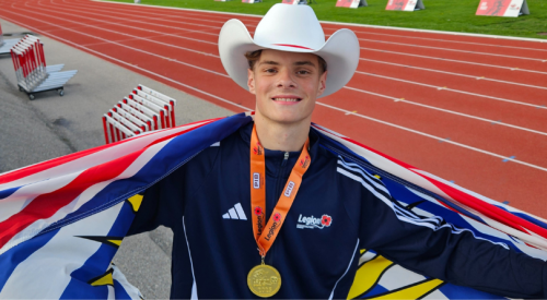 Kelowna high jumper back home after competing across Canada this summer
