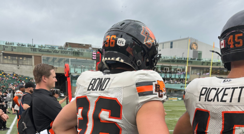 Okanagan Sun’s Jacob Bond makes CFL debut in BC Lions victory over Edmonton