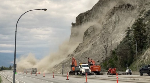 Hwy 97 to be closed for blasting near Summerland 4 days in a row