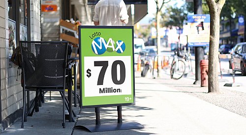 No winner earlier this week means Lotto Max jackpot is $70M again tonight