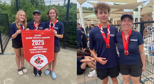 Kelowna athletes return from water polo nationals with medals