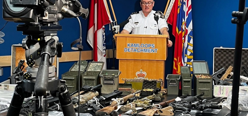 Kamloops RCMP say large weapons seizure expected to disrupt gun manufacturing, trafficking operation